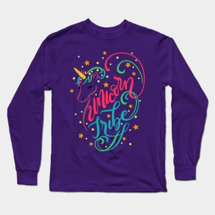 Unicorn Tribe Unicorn Friends Magical Girls Club Long Sleeve T-Shirt